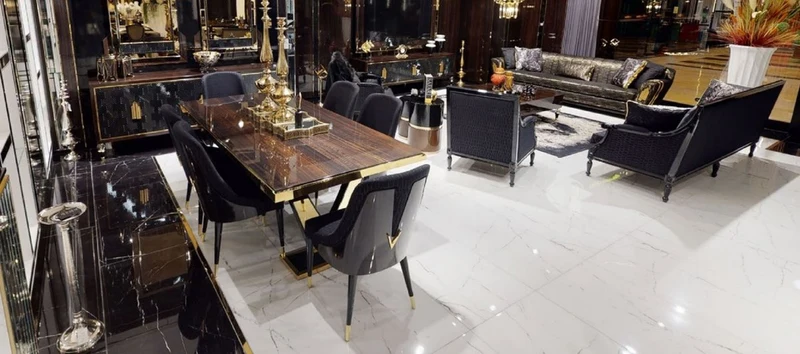Casa Padrino Luxus Couchtisch Dunkelbraun / Schwarz / Gold 110 x 110 x H. 40 cm - Quadratischer Wohnzimmertisch - Wohnzimmer Möbel - Massivholz Möbel - Luxus Möbel - Luxus Einrichtung