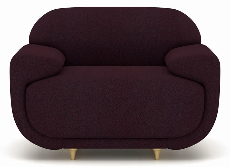 Casa Padrino Luxus Sessel Lila / Beige 105 x 105 x H. 70 cm - Wohnzimmer Sessel - Hotel Sessel - Wohnzimmer Möbel - Hotel Möbel - Luxus Möbel - Luxus Einrichtung