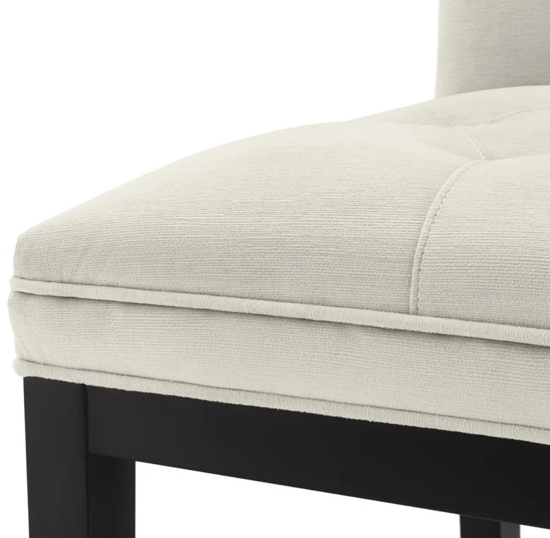 Casa Padrino Luxus Barstuhl Hellgrau / Schwarz 51 x 63 x H. 110 cm - Hotel Restaurant Club Möbel