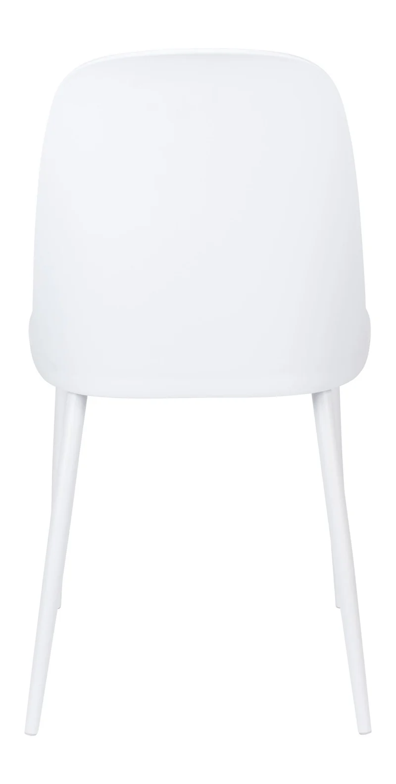 Esszimmerstuhl Pip im 2er-Set, All White mit Metallgestell