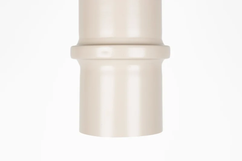 Pendelleuchte Duct S Rosa aus Eisen mit E14-Fassung fürs Wohnzimmer