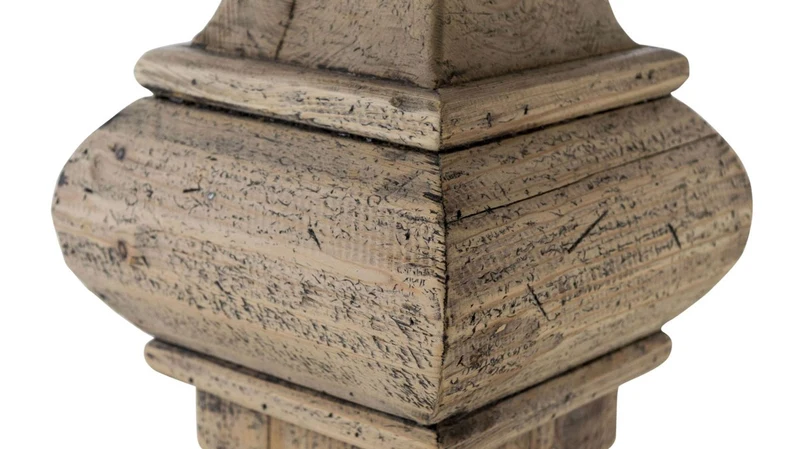 Casa Padrino Luxus Esszimmertisch Naturfarben 120 x H. 76 cm - Esszimmermöbel