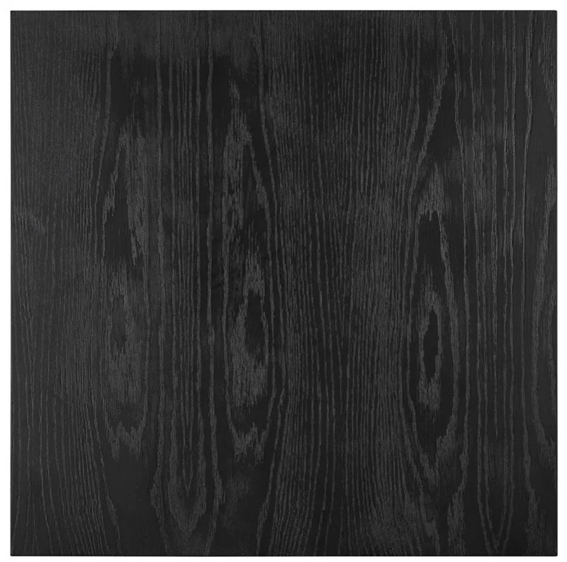 Casa Padrino Luxus Couchtisch 4er Set Anthrazit / Schwarz 130 x 130 x H. 40 cm - Quadratischer Massivholz Wohnzimmertisch - Wohnzimmer Möbel - Luxus Möbel - Luxus Einrichtung