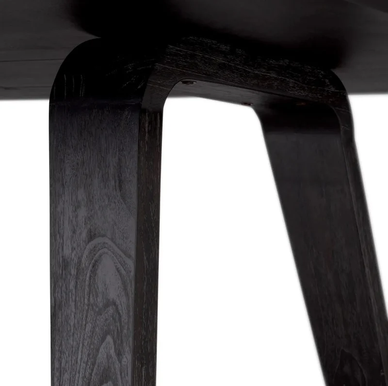 Casa Padrino Luxus Esstisch Schwarzgrau 245 x 109,5 x H. 77 cm - Rechteckiger Massivholz Küchentisch - Esszimmer Möbel - Küchen Möbel - Luxus Möbel - Luxus Einrichtung