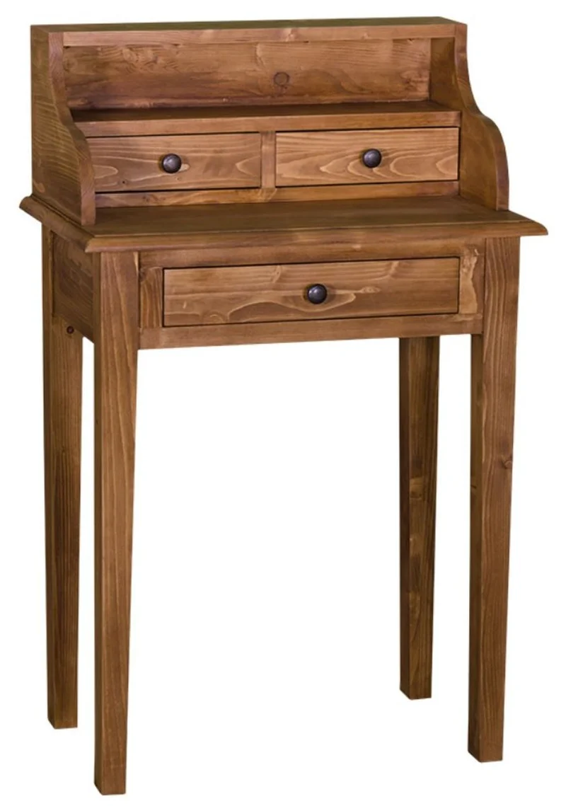 Casa Padrino Landhausstil Schreibtisch mit 3 Schubladen 65 x 40 x H. 102 cm - Wohnzimmermöbel