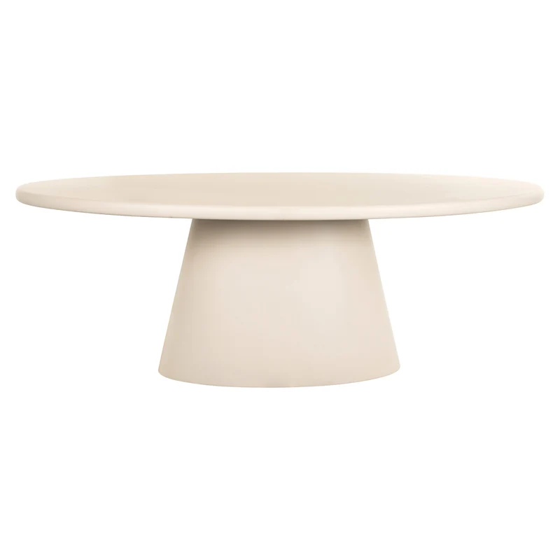 Esstisch Clayton 220 cm beige – MDF mit Eco-Plaster-Finish