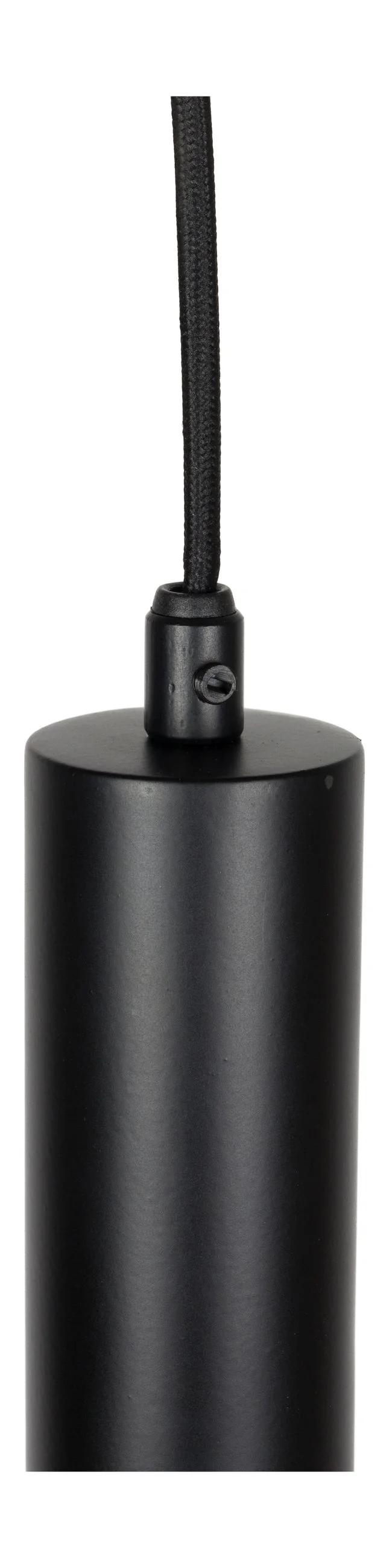 Pendelleuchte Duct M in Schwarz mit E14-Fassung, Eisengestell