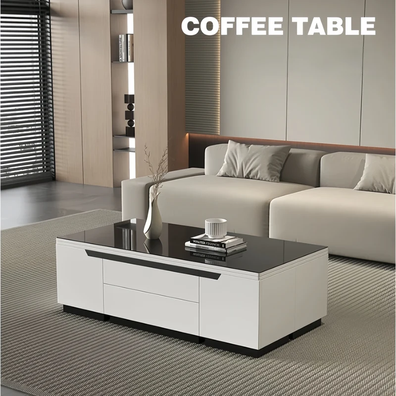 3-in-1-Multifunktions-Couchtisch mit platzsparendem Design