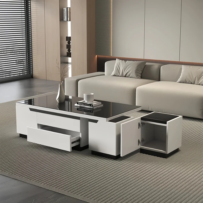 3-in-1-Multifunktions-Couchtisch mit platzsparendem Design