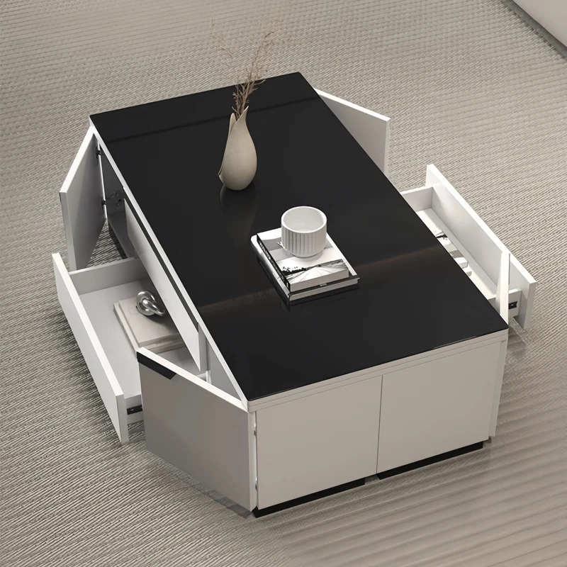 3-in-1-Multifunktions-Couchtisch mit platzsparendem Design