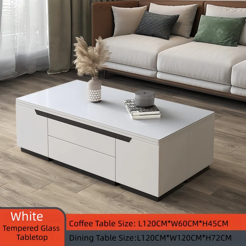 3-in-1-Multifunktions-Couchtisch mit platzsparendem Design