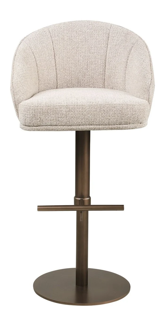 Richmond Barhocker Beverly natural fancy, höhenverstellbar & drehbar