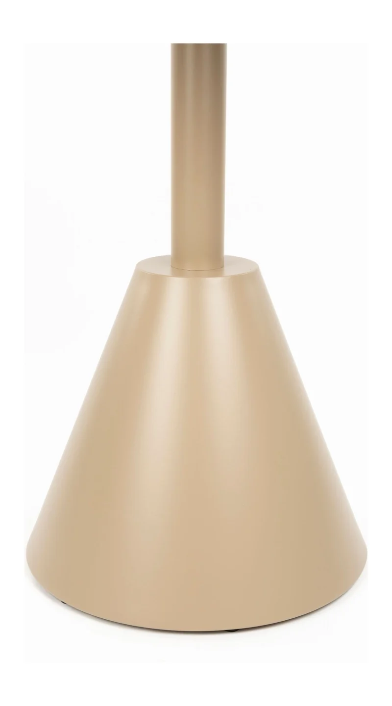 Bistrotisch Fabby Beige aus Metall mit Pulverbeschichtung, Garten