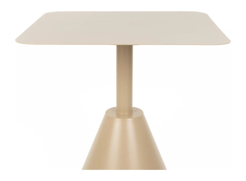 Bistrotisch Fabby Beige aus Metall mit Pulverbeschichtung, Garten
