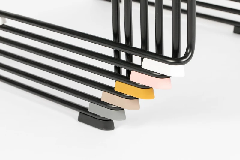 Esszimmerstuhl Stacks im 4er-Set, Gelb aus stapelbarem Kunststoff