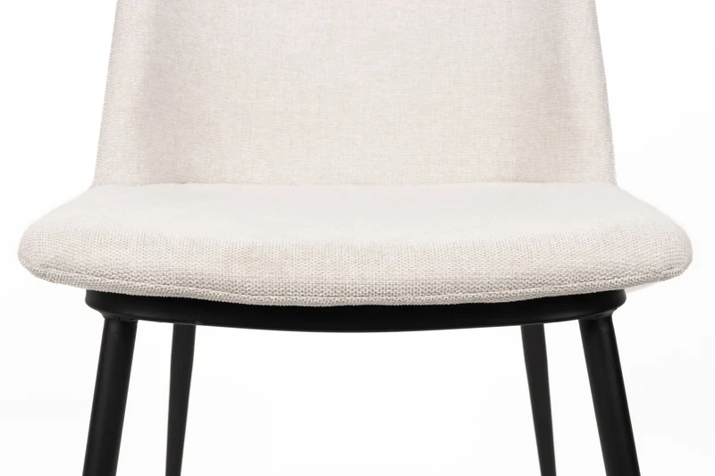 Esszimmerstuhl Lionel im 2er-Set, Beige mit elegantem Stoffbezug