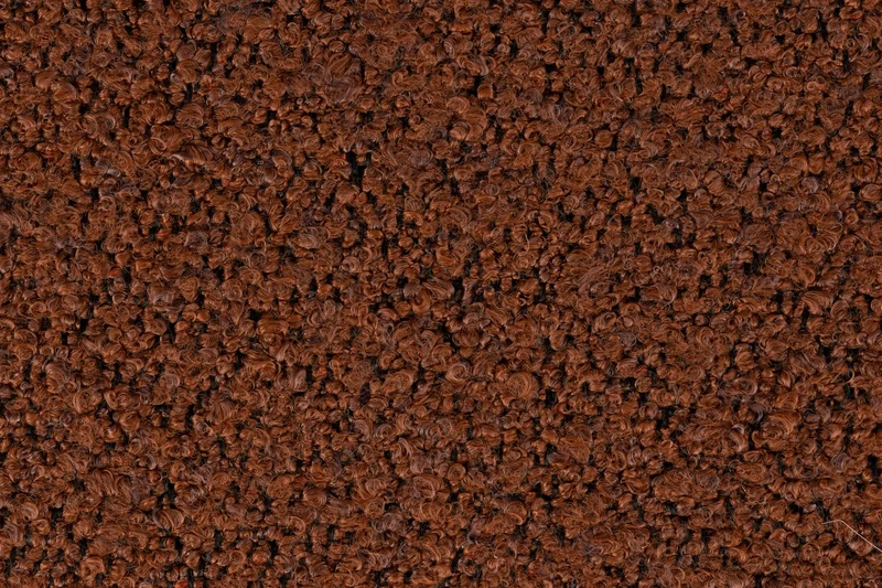 Esszimmerstuhl Robyn im 2er-Set, Braun mit Metallgestell & Webstoff
