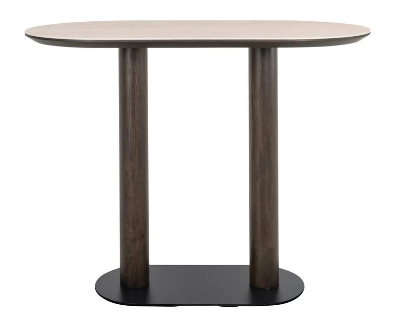 Bartisch Ritz von Richmond – Travertin-Optik in Braun, 140 cm breit