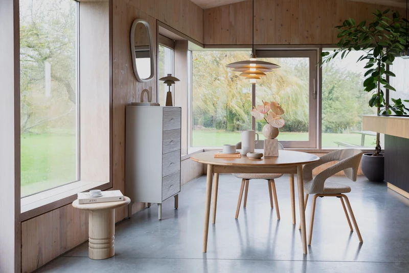 Pendelleuchte Cole von Zuiver in Beige mit Eisen-Gestell, E27-Fassung