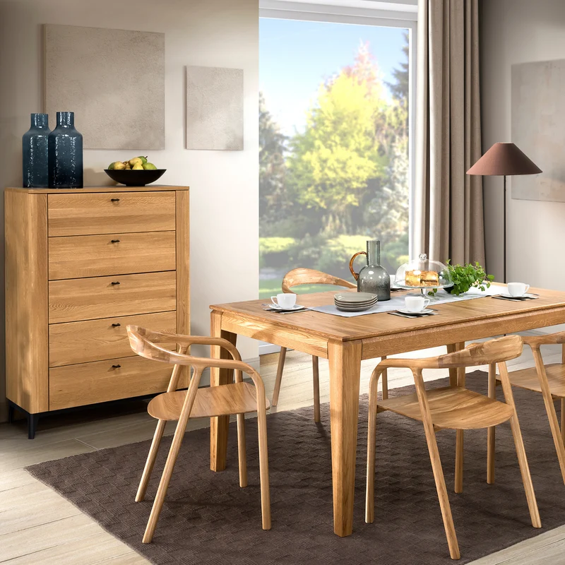 Kommode aus Eichenholz OPORTO 75 | LoftStory