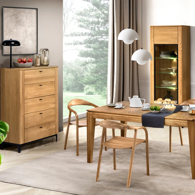 Kommode aus Eichenholz OPORTO 75 | LoftStory