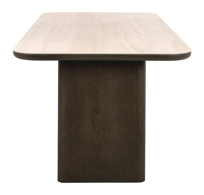 Esstisch Nando 270 cm Richmond – Eichenfurnier & Travertin-Keramik