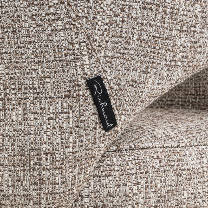 Esszimmerstuhl Ginerva Earth Tweed mit Drehgestell und Armlehnen