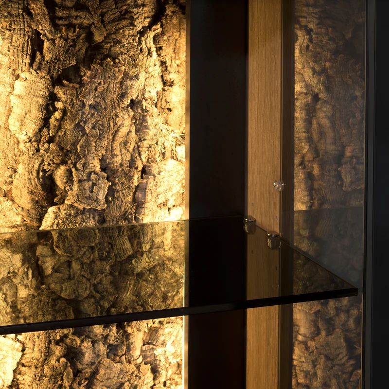 Vitrine aus Eichenholz NAPOLI 22 | LoftStory