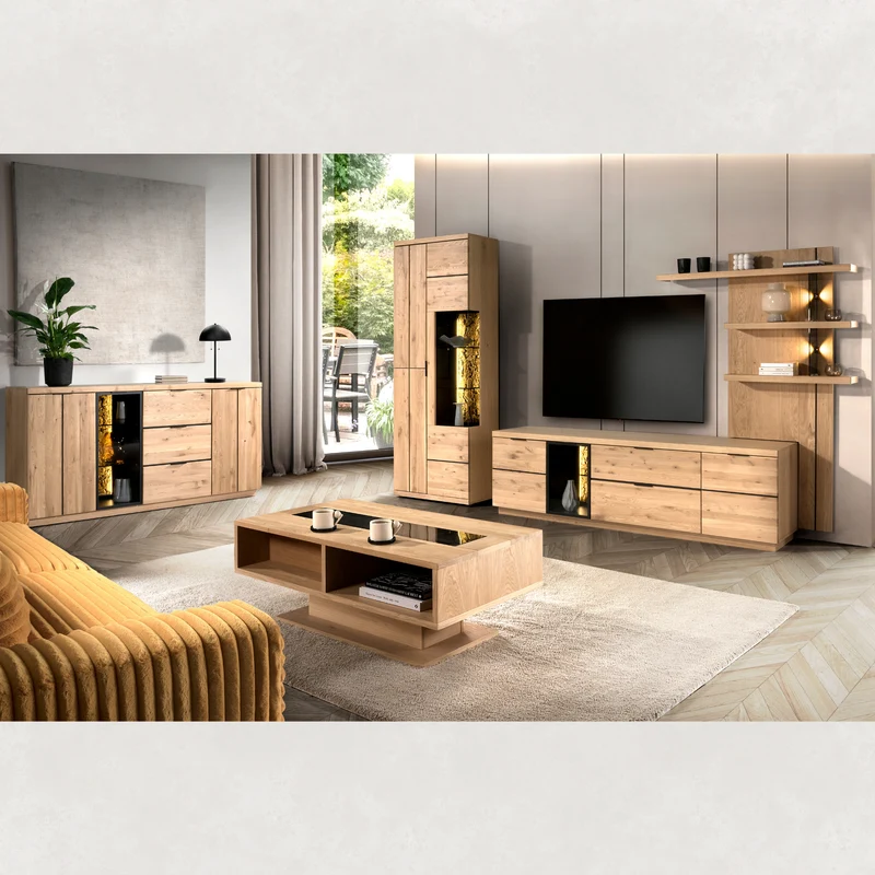 Sideboard aus Eichenholz NAPOLI 20 | LoftStory