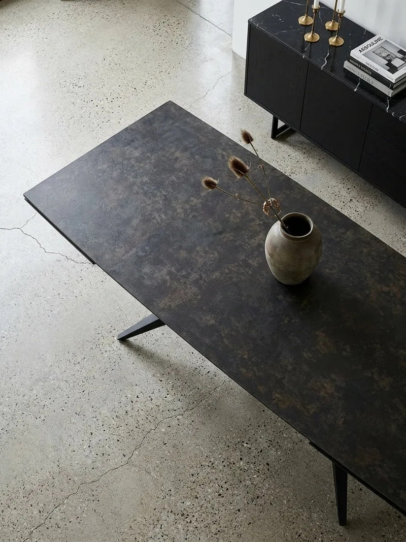 Esstisch Ausziehbar Keramik Glas Marmoroptik Groß