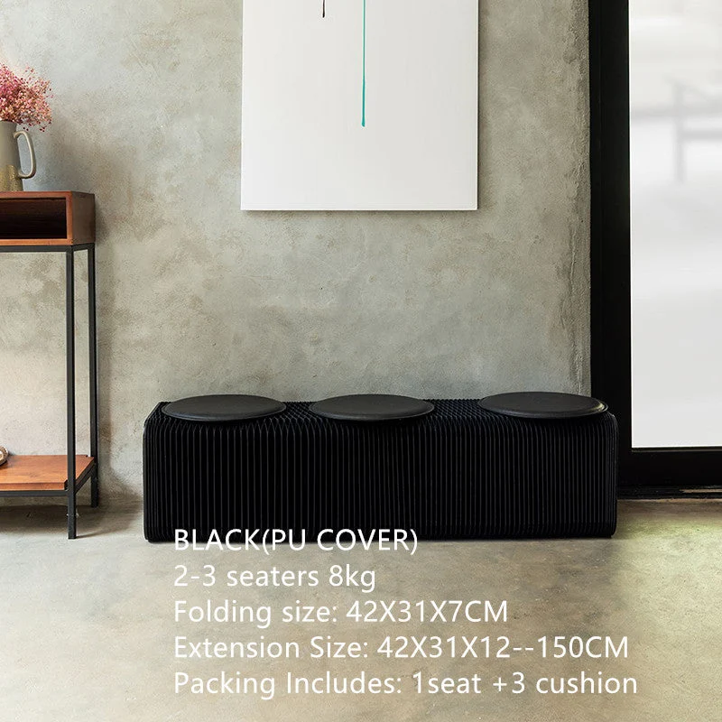 Moderner Entwurfs-Akkordeon-faltender Kraftpapierhocker-Sofa-Stuhl