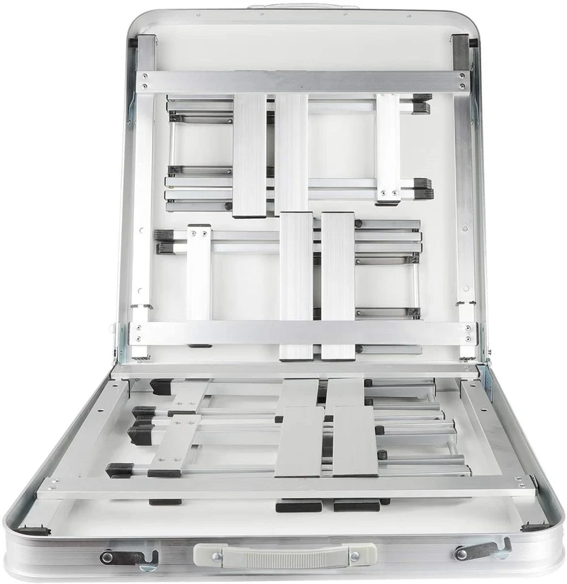 Klappbarer Picknicktisch aus Aluminium mit 4 Hockern