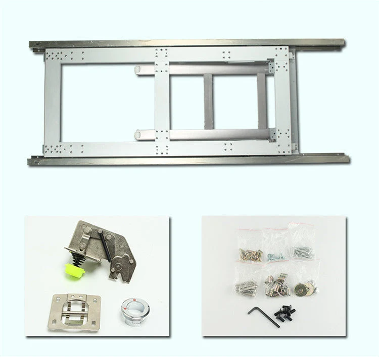 Unsichtbares Klapptisch-Mechanismus-Set zur Wandmontage