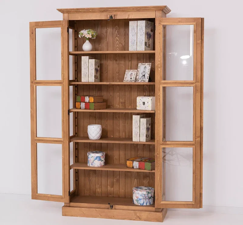 Massiver Schaukasten mit externem Verschlusssystem | Bücherregal | Vitrine