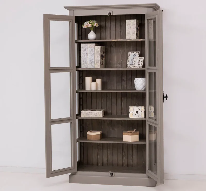 Massiver Schaukasten mit externem Verschlusssystem | Bücherregal | Vitrine