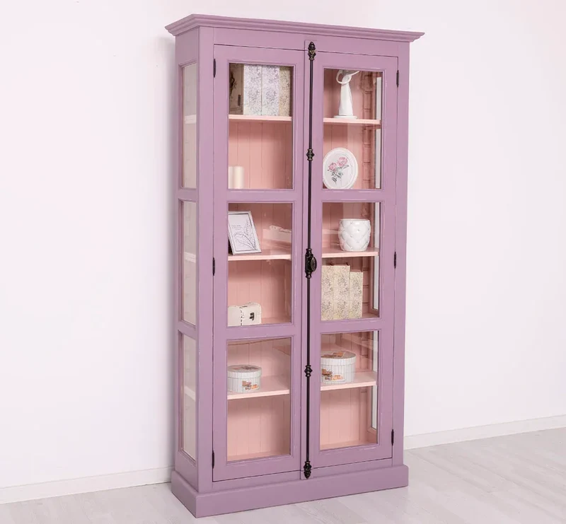 Massiver Schaukasten mit externem Verschlusssystem | Bücherregal | Vitrine