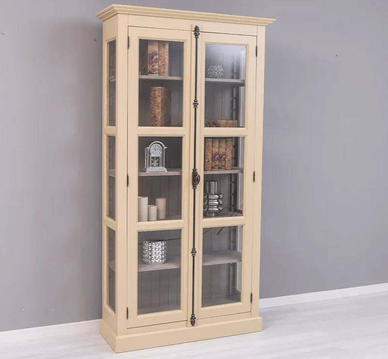 Massiver Schaukasten mit externem Verschlusssystem | Bücherregal | Vitrine