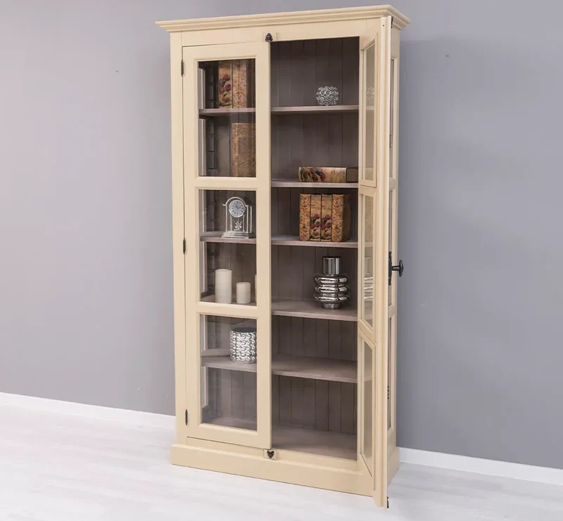 Massiver Schaukasten mit externem Verschlusssystem | Bücherregal | Vitrine