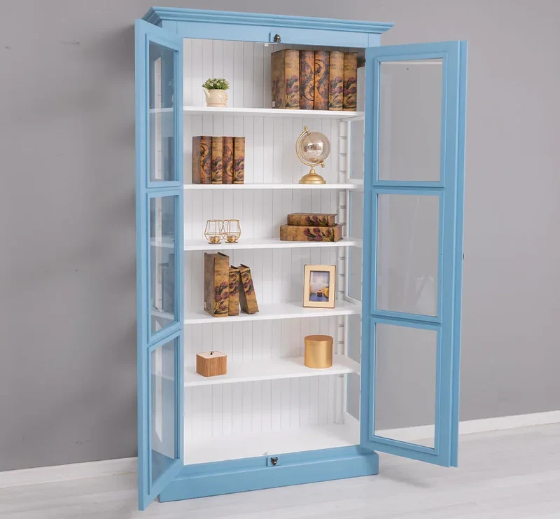 Massiver Schaukasten mit externem Verschlusssystem | Bücherregal | Vitrine