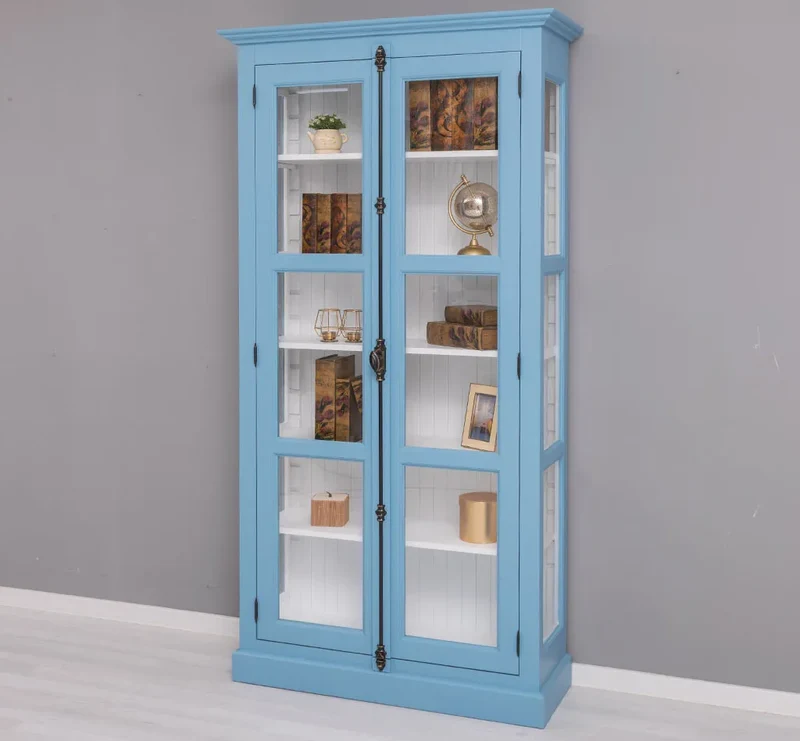 Massiver Schaukasten mit externem Verschlusssystem | Bücherregal | Vitrine