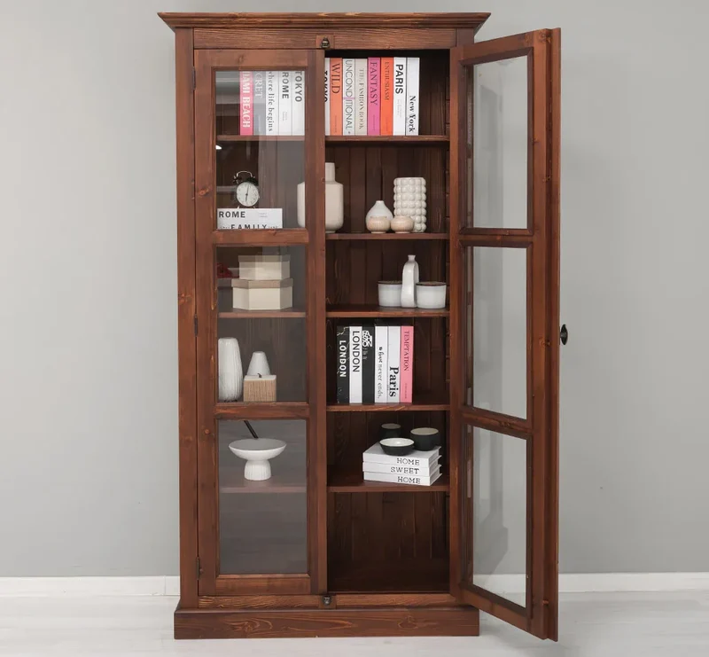 Massiver Schaukasten mit externem Verschlusssystem | Bücherregal | Vitrine
