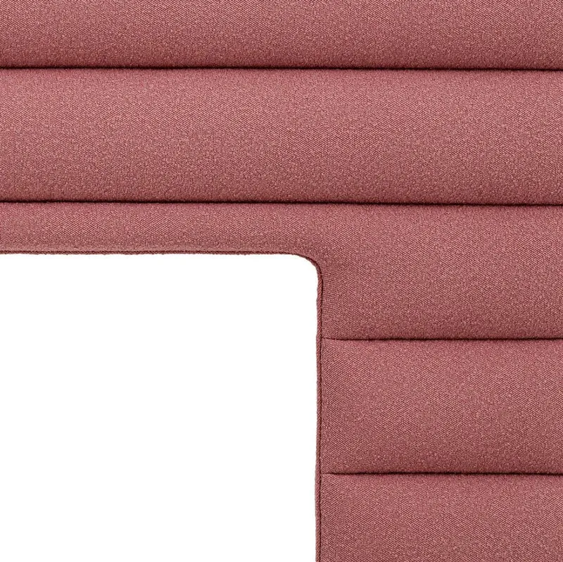 Casa Padrino Luxus Bett-Kopfteil Rosa 232 x 11,5 x H. 219,5 cm - Schlafzimmer Möbel - Hotel Möbel - Luxus Möbel - Schlafzimmer Einrichtung - Hotel Einrichtung - Luxus Einrichtung
