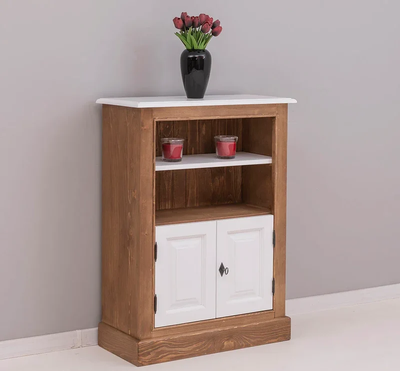 Schmales Sideboard aus Massivholz - in verschiedenen Farben