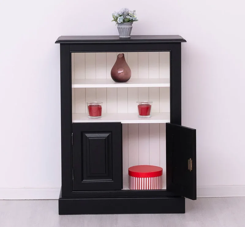 Schmales Sideboard aus Massivholz - in verschiedenen Farben