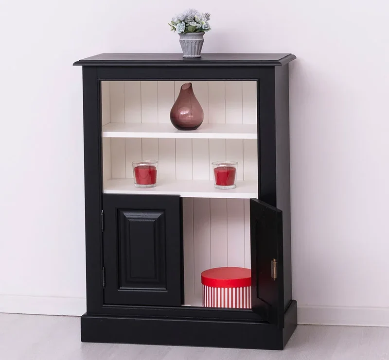 Schmales Sideboard aus Massivholz - in verschiedenen Farben