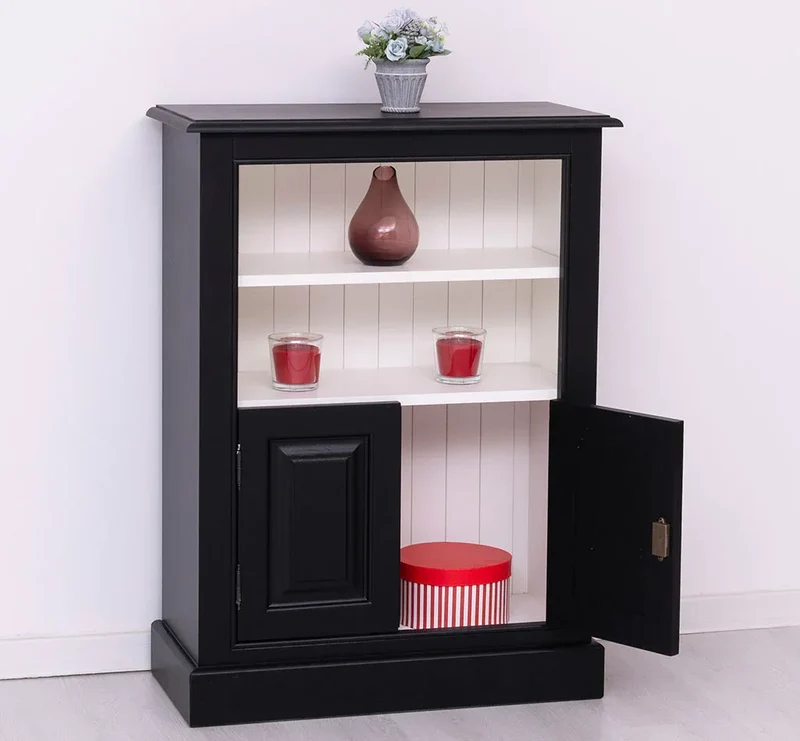 Schmales Sideboard aus Massivholz - in verschiedenen Farben