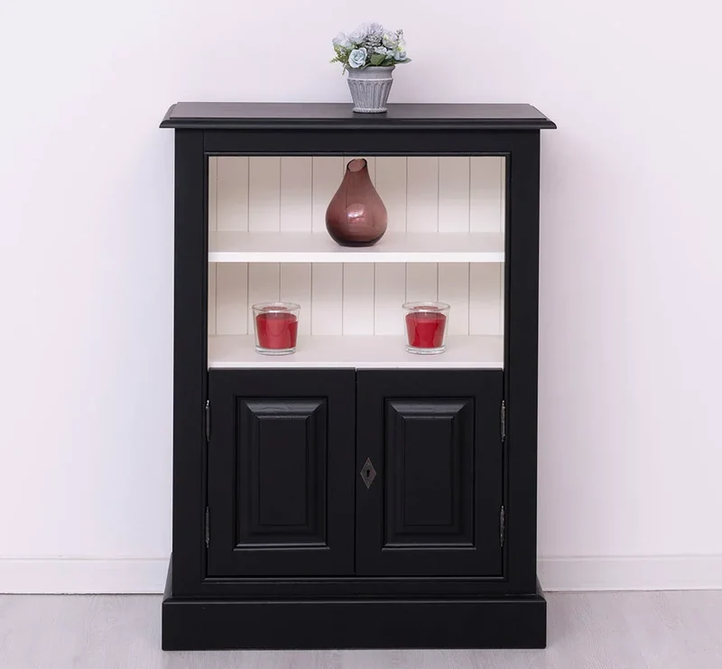 Schmales Sideboard aus Massivholz - in verschiedenen Farben