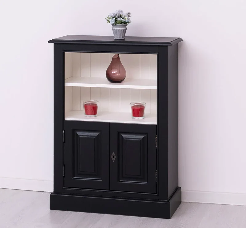 Schmales Sideboard aus Massivholz - in verschiedenen Farben