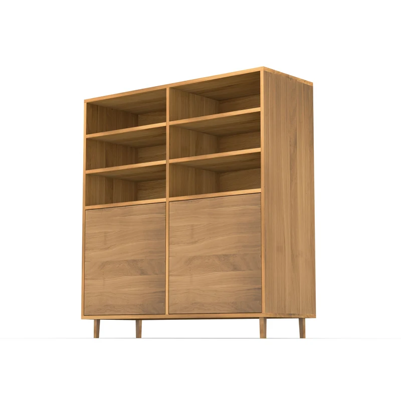 Highboard Eiche Premium - Natur geölt 120cm