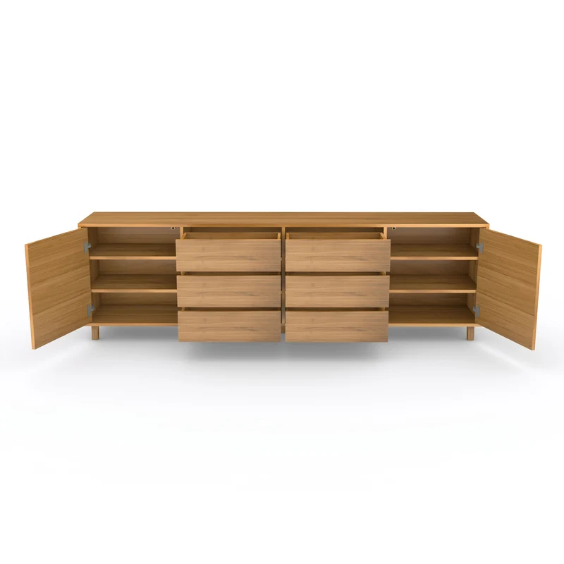 Sideboard Eiche Premium - Natur geölt 240cm